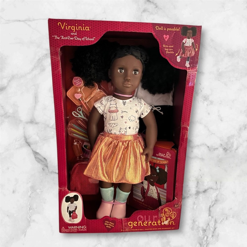 New Virginia Doll with Orange Skirt